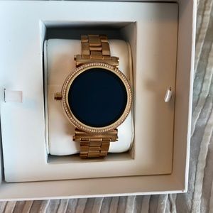 Michael Kors smart watch rose gold
